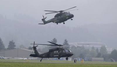 В Литву прибыли на учения 9 военных вертолётов США - eadaily.com - США - Белоруссия - Литва - Вильнюс - county Black Hawk