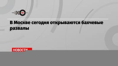 В Москве сегодня открываются бахчевые развалы - echo.msk.ru - Алексей Немерюк