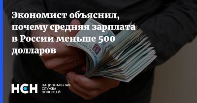 Денис Ракша - Экономист объяснил, почему средняя зарплата в России меньше 500 долларов - nsn.fm - Россия