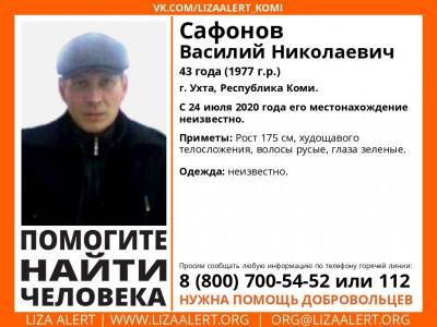 В Ухте ищут 43-летнего худощавого мужчину - komiinform.ru - Ухта