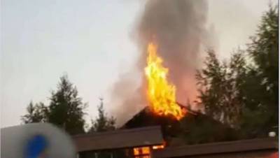В Павлодаре произошёл крупный пожар на территории базы отдыха - informburo.kz - Казахстан - Павлодар