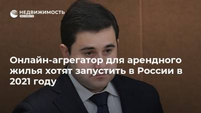 Никита Стасишин - Онлайн-агрегатор для арендного жилья хотят запустить в России в 2021 году - realty.ria.ru - Москва - Россия