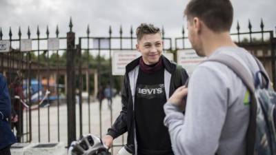 Велозабег Влада Важенина, победившего рак: как это было - piter.tv - Зеленогорск