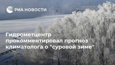 Роман Вильфанд - Екатерина Пестрякова - Гидрометцентр прокомментировал прогноз климатолога о "суровой зиме" - ria.ru - Москва