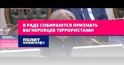 Александр Лукашенко - Ирина Геращенко - В Раде собираются признать вагнеровцев террористами - politnavigator.net - Россия - Украина - Белоруссия - Минск