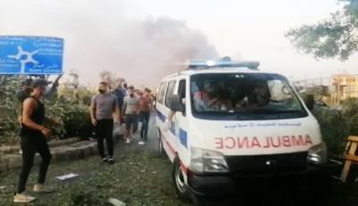 Видео последствий мощного взрыва в Бейруте - tvc.ru - Россия - Кипр - Ливан - Бейрут - Никосия - Бейрут