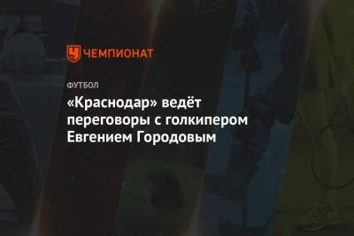 «Краснодар» ведёт переговоры с голкипером Евгением Городовым - championat.com - Россия - Краснодар