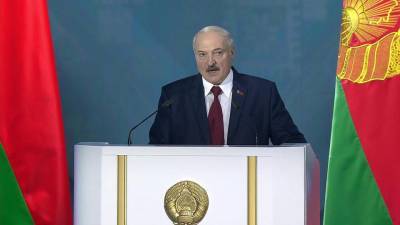 Мария Захарова - Александр Лукашенко - Президент Белоруссии Александр Лукашенко выступил с посланием к народу и парламенту - 1tv.ru - Белоруссия - Минск