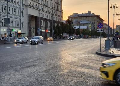 Автобусные маршруты на Тверской улице восстановлены после завершения дорожных работ - m24.ru