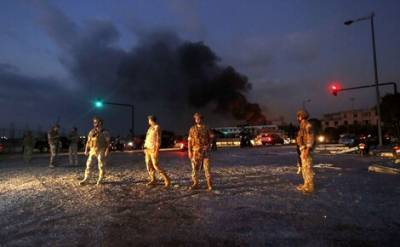 Sky News Arabia - Sky News Arabia: Пожар после взрывов в Бейруте до сих пор не потушен - echo.msk.ru - Ливан - Бейрут