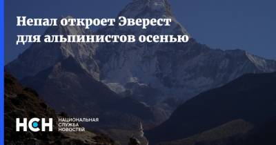 Непал откроет Эверест для альпинистов осенью - nsn.fm - Непал