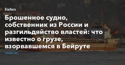 Борис Прокошев - Брошенное судно, собственник из России и разгильдяйство властей: что известно о грузе, взорвавшемся в Бейруте - forbes.ru - Россия - Ливан - Бейрут - Мозамбик