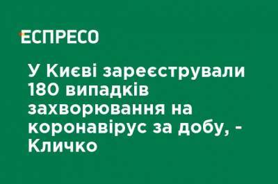 Виталий Кличко - В Киеве зарегистрировали 180 случаев заболевания коронавирусом в сутки, - Кличко - ru.espreso.tv - Киев - район Дарницкий - район Деснянский - Соломенск