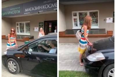 В Новосибирске машина заехала на тротуар и прокатила пешеходов на капоте - novos.mk.ru - Новосибирск