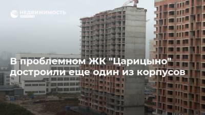 В проблемном ЖК "Царицыно" достроили еще один из корпусов - realty.ria.ru - Москва