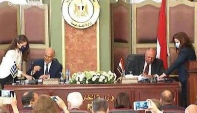 Никос Дендиас - Самех Шукри - Египет и Греция подписали соглашение о демаркации морских границ между двумя странами в Средиземном море - argumenti.ru - Египет - Турция - Греция - Каир