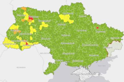 Харьков попал в "красную зону", а Тернополь вернулся в "зеленую" - vkcyprus.com - Украина - Луцк - Черновицкая обл. - Тернополь - Ровенская обл. - район Кицманский