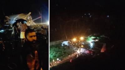 В Индии пассажирский самолет потерпел крушение при посадке - gazeta.ru - Индия - Калининград - Мали - Кожикод