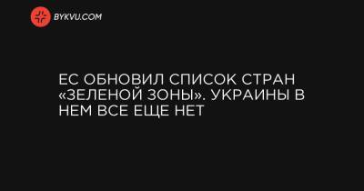 ЕС обновил список стран «зеленой зоны». Украины в нем все еще нет - bykvu.com - Украина - Монако - Марокко - Андорра - Ватикан - Сан Марино