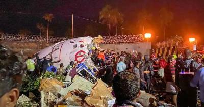 Boeing 737 вылетел за пределы ВПП и развалился на части в Керале - popmech.ru - Индия - Эмираты - штат Керала