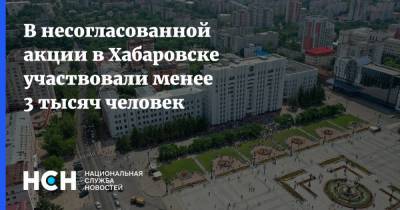 Сергей Фургал - В несогласованной акции в Хабаровске участвовали менее 3 тысяч человек - nsn.fm - Хабаровский край - Хабаровск