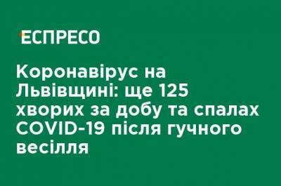 Коронавирус на Львовщине: еще 125 больных в сутки и вспышка COVID-19 после громкой свадьбы - ru.espreso.tv - Львов - Львовская обл.