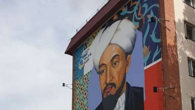 Мурал с изображением аль-Фараби появился в Нур-Султане - informburo.kz - Алма-Ата - Астана