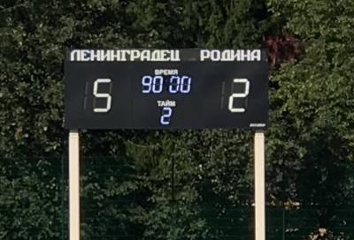 Мощный старт: «Ленинградец» начал сезон ПФЛ с победы над «Родиной» со счетом 5:2 - online47.ru - Москва - Ленинградская обл. - р-н Выборгский