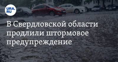 Екатерина Пестрякова - В Свердловской области продлили штормовое предупреждение - ura.news - Свердловская обл.