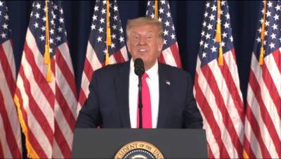 Дональд Трамп - Ушел по-английски: Трамп прервал пресс-конференцию из-за неудобного вопроса - news-front.info - шт.Нью-Джерси