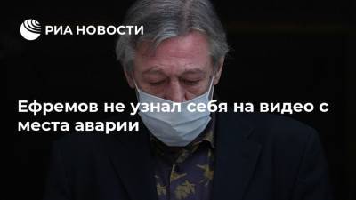 Михаил Ефремов - Сергей Захаров - Ефремов не узнал себя на видео с места аварии - ria.ru - Москва