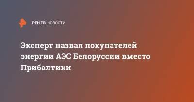 Сергей Пикин - Эксперт назвал покупателей энергии АЭС Белоруссии вместо Прибалтики - ren.tv - Белоруссия - Эстония - Литва - Латвия