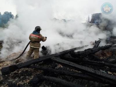 В Башкирии пожар уничтожил дом, баню и сарай - ufatime.ru - Башкирия - район Янаульский
