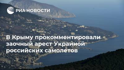 Александр Молохов - В Крыму прокомментировали заочный арест Украиной российских самолетов - ria.ru - Россия - Украина - Крым - Симферополь