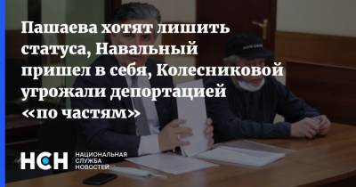 Алексей Навальный - Михаил Ефремов - Эльман Пашаев - Пашаева хотят лишить статуса, Навальный пришел в себя, Колесниковой угрожали депортацией «по частям» - nsn.fm - Россия - Белоруссия - респ. Алания