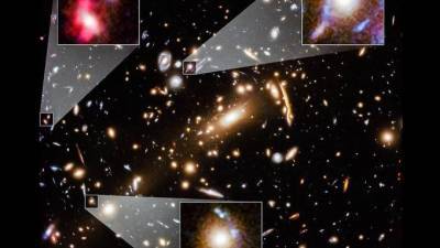 "Хаббл" разглядел следы существования множества мелких скоплений темной материи - piter.tv