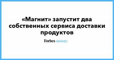«Магнит» запустит два собственных сервиса доставки продуктов - forbes.ru - Москва
