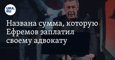 Михаил Ефремов - Эльман Пашаев - Названа сумма, которую Ефремов заплатил своему адвокату - ura.news