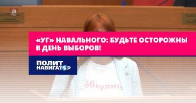 «УГ» Навального: Будьте осторожны в день выборов! - politnavigator.net - Москва - Россия - США