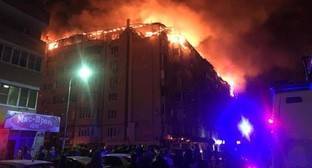 Жильцов многоэтажки в Краснодаре эвакуировали из-за крупного пожара - kavkaz-uzel.eu - Краснодар