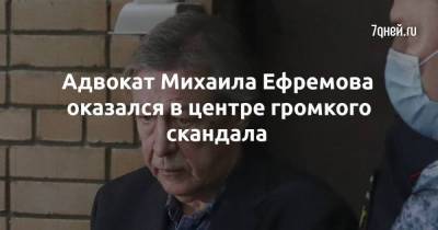 Михаил Ефремов - Эльман Пашаев - Владимир Слащев - Адвокат Михаила Ефремова оказался в центре громкого скандала - skuke.net - Москва - Брак