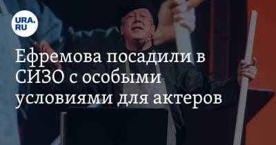 Михаил Ефремов - Сергей Захаров - Ефремова посадили в СИЗО с особыми условиями для актеров - ura.news - Москва - Россия