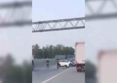 Подростки попали в аварию на Минском шоссе, пытаясь уйти от погони ГИБДД – СК - m24.ru - Москва - Россия - Московская обл.