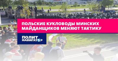 Польские кукловоды минских майданщиков меняют тактику - politnavigator.net - Белоруссия - Минск