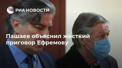 Михаил Ефремов - Эльман Пашаев - Пашаев объяснил жесткий приговор Ефремову - ria.ru - Москва