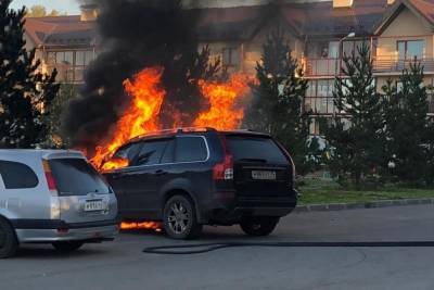 В Челябинске вспыхнула иномарка - chel.mk.ru - Челябинск