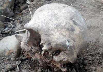 В Пронске во время земляных работ нашли человеческий череп - ya62.ru - Рязанская обл. - Пронск