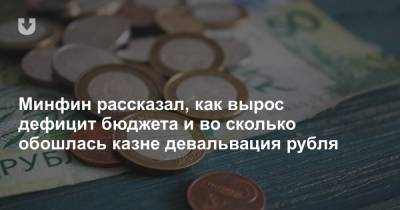 Минфин рассказал, как вырос дефицит бюджета и во сколько обошлась казне девальвация рубля - news.tut.by - Белоруссия