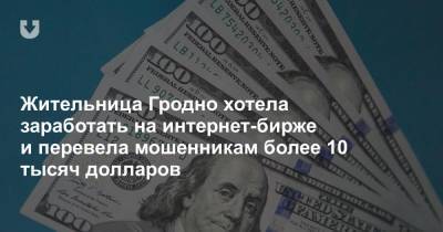 Жительница Гродно хотела заработать на интернет-бирже и перевела мошенникам более 10 тысяч долларов - news.tut.by - Белоруссия - Следственный Комитет