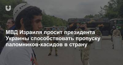 Евгений Енин - МВД Израиля просит президента Украины способствовать пропуску паломников-хасидов в страну - news.tut.by - Украина - Израиль